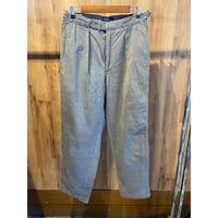 希少！ 90s USA製 【Polo by Ralph Lauren】 2タック チノトラウザーズ サイドバックル グレー