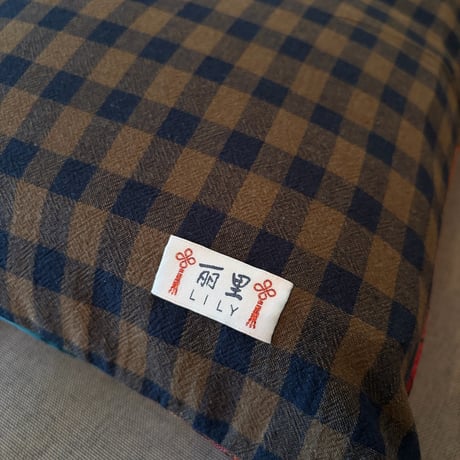 香云紗クッションカバー パンダ04