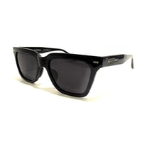 FLUX ユニセックス モデル サングラス Sinny Black× Dark Grey Pol フラックス つやブラック フレーム / ダークグレー ポラライズド 偏光レンズ