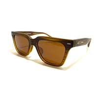 FLUX ユニセックス モデル サングラス Matte Sasa Brown × Brown Pol フラックス マットササブラウン フレーム / ブラウン ポラライズド 偏光レンズ