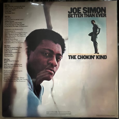 JOE SIMON/ The Chokin' Kind / Better Than Ever