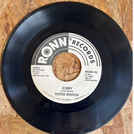 BUSTER BENTON/ SORRY