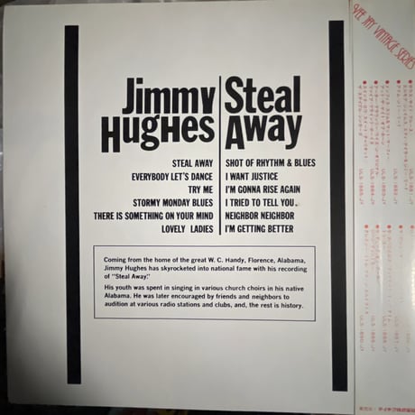 JIMMY HUGHES/ Steal Away