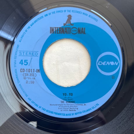 THE OSMONDS / YO-YO
