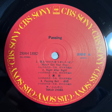 小山卓治/ PASSING