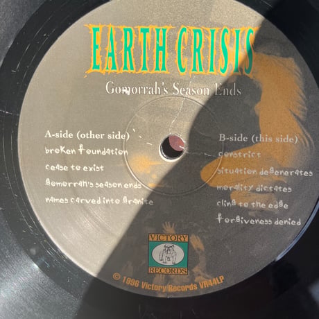 EARTH CRISIS/ Gomorrah's Season Ends