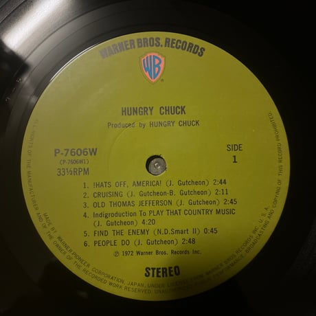 HUNGRY CHUCK / "HUNGRY CHUCK"