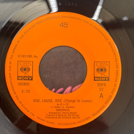 SWEAT HOG/Ride,Louis,Ride