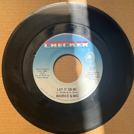 MAURICE& MAC/ LAY IT ON ME