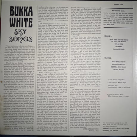 BUKKA WHITE/ SKY SONGS　Vol.2