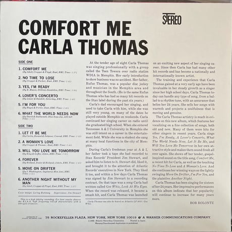 CARLA THOMAS/ COMFORT ME