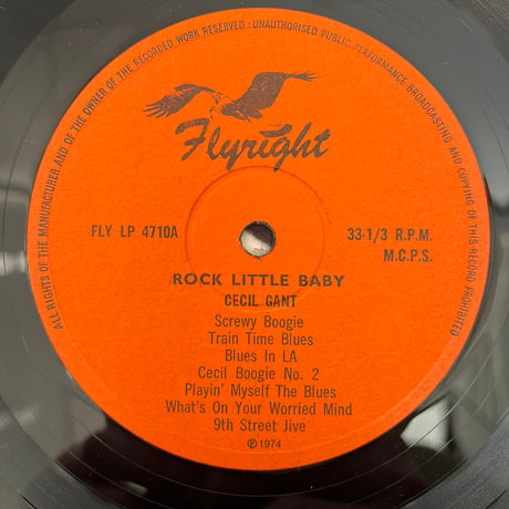 CECIL GANT/ ROCK LITTLE BABY