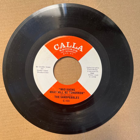 THE SANDPEBBLES/ "WHO KNOWS WHAT WILL BE TOMORROW"