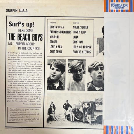 THE BEACH BOYS/ SURFIN' U.S.A.