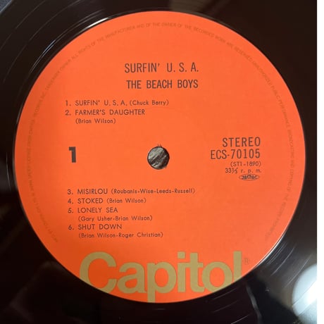 THE BEACH BOYS/ SURFIN' U.S.A.
