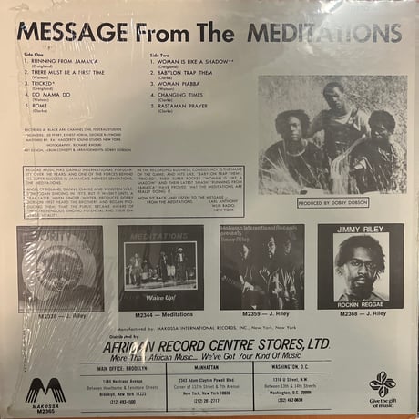 MEDITATIONS/ MESSAGE From The MEDITATIONS