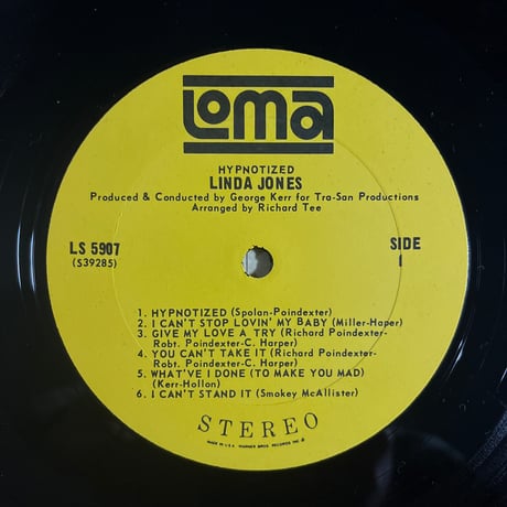LINDA JONES/ HYPNOTIZED