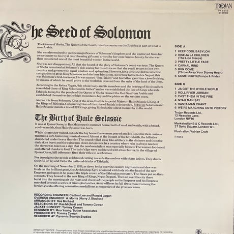Ras Michael and the Sons of Negus/ NYAHBINGHI