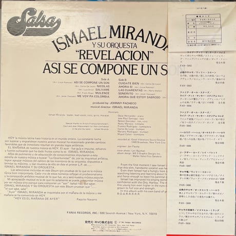 ISMAEL MIRANDA/Asi Se Compone Un Son