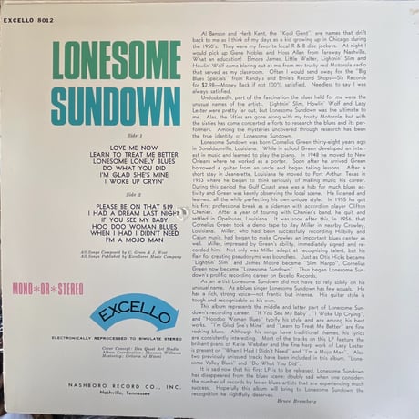 LONESOME SUNDOWN