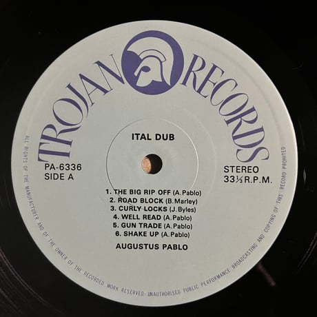 AUGUSTUS•PABLO/ ITAL•DUB