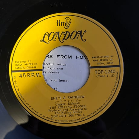 THE ROLLING STONES/ SHE'S A RAINBOW