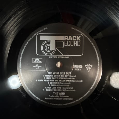 THE WHO  ザ・フー/ SELL OUT