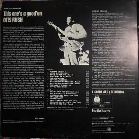 OTIS RUSH/ THIS ONE'S A GOOD 'UN