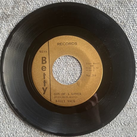 BILLY MACK/ SUN OF A LOVER