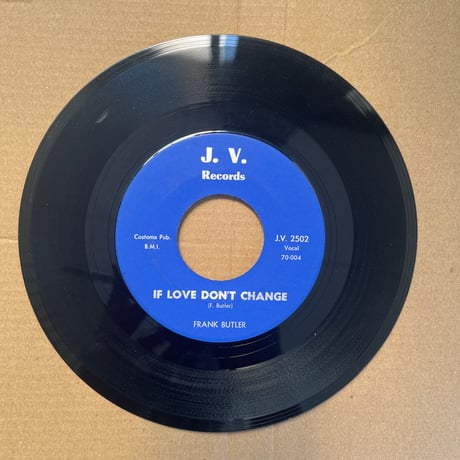 FRANK BUTLER/ "THE LOVE I NEED"