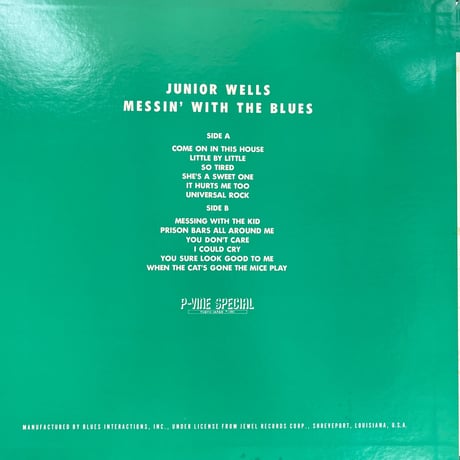 JUNIOR WELLS/ MESSIN' WITH THE BLUES