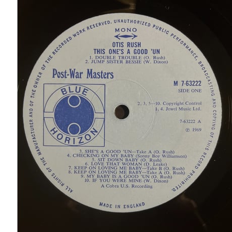 OTIS RUSH/ THIS ONE'S A GOOD 'UN