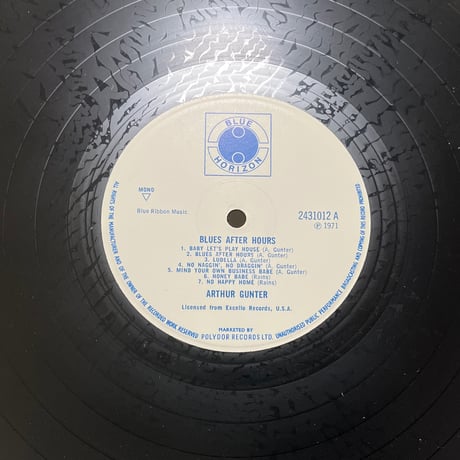 ARTHUR GUNTER/ Blues After hours