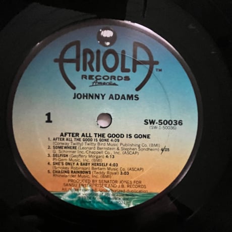 JONNY ADAMS/AFTER ALL THE GOOD IS GONE