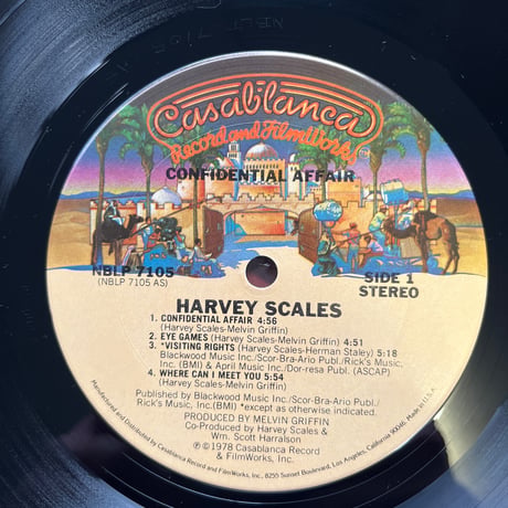 HARVEY SCALES/ CONFIDENTIAL AFFAIR
