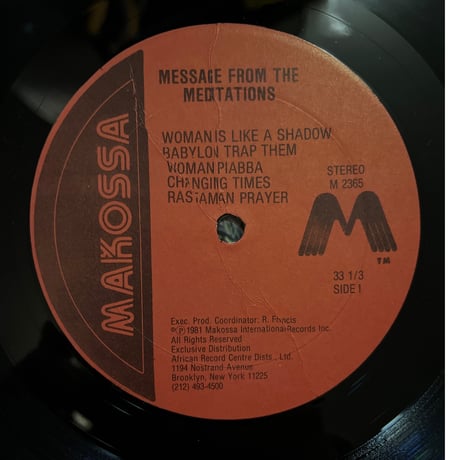MEDITATIONS/ MESSAGE From The MEDITATIONS