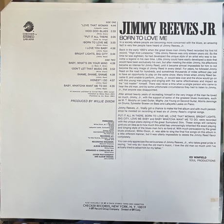 JIMMY REEVES,JR./ BORN TO LOVE ME