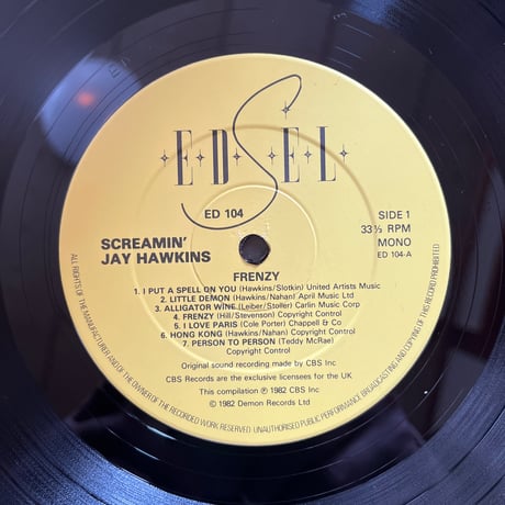 Screamin' Jay Hawkins/ Frenzy