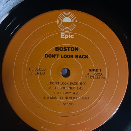 BOSTON/ DON'T LOOK BACK