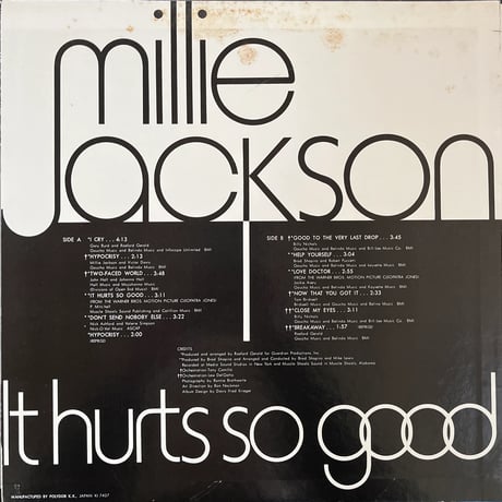 MILLIE JACKSON/ IT HURTS SO GOOD