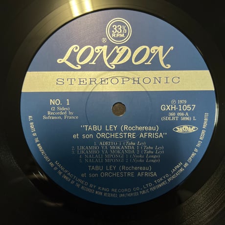 Tabu Ley (Rochereau] Et Son Orchestre Afrisa