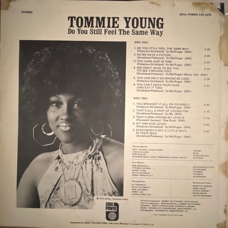 TOMMIE YOUNG/ "DO YOU STILL THE SAME WAY"