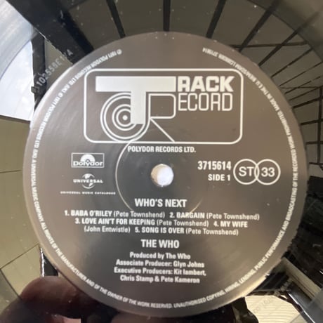 THE WHO  ザ・フー/ Who's next