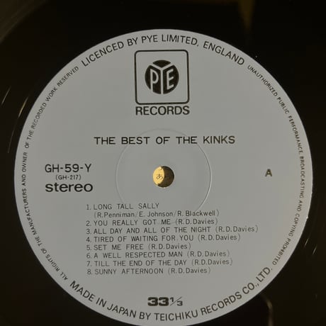 KINKS/ BEST OF THE KINKS