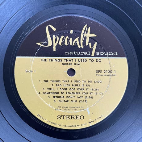 Guitar Slim/ "The Things That I Used To Do