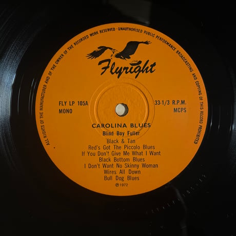 BLIND BOY FULLER/ BROWNIE McGHEE: CAROLINA BLUES