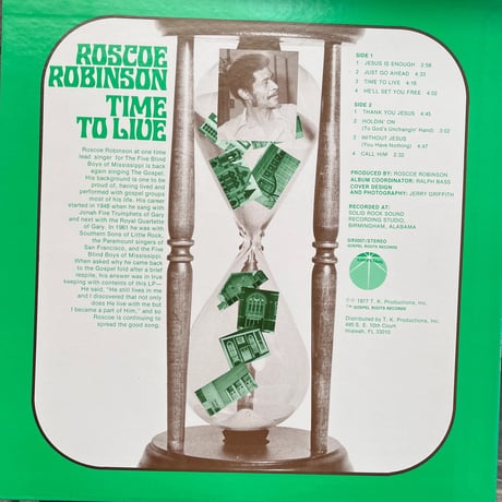 ROSCOE ROBINSON/ TIME TO LIVE