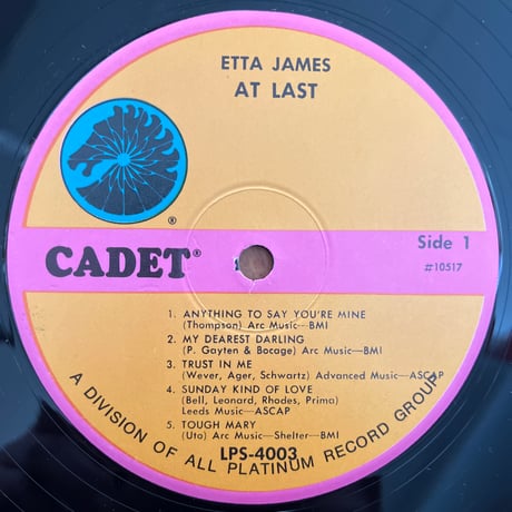 Etta James/ AT LAST！