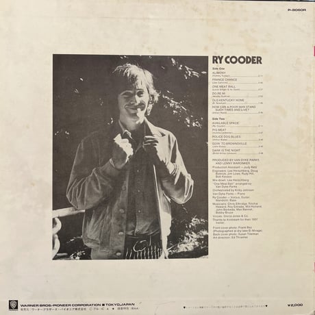 RY COODER/ ライ・クーダー登場