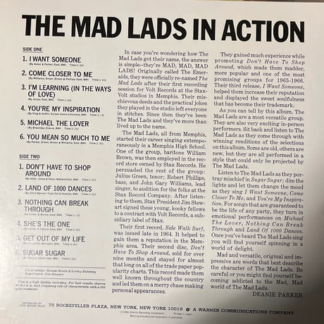 THE MAD LADS/ IN ACTION